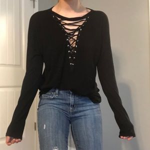 Express Tie Front Top